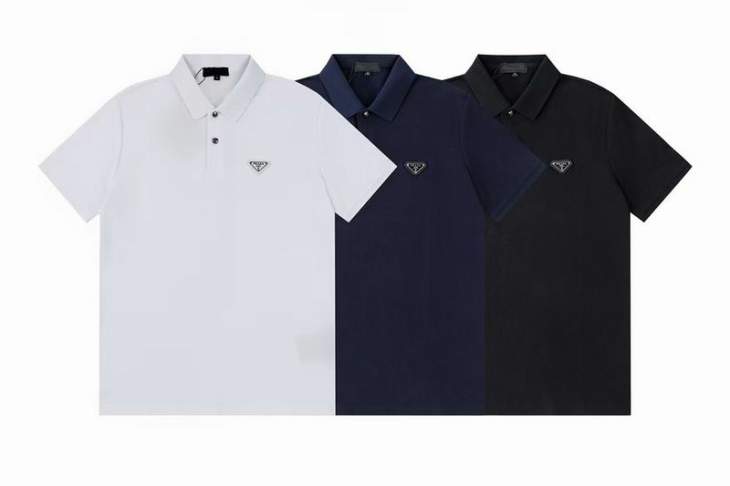 Picture of Prada Polo Shirts Short _SKUPradaM-3XL8qx35725713